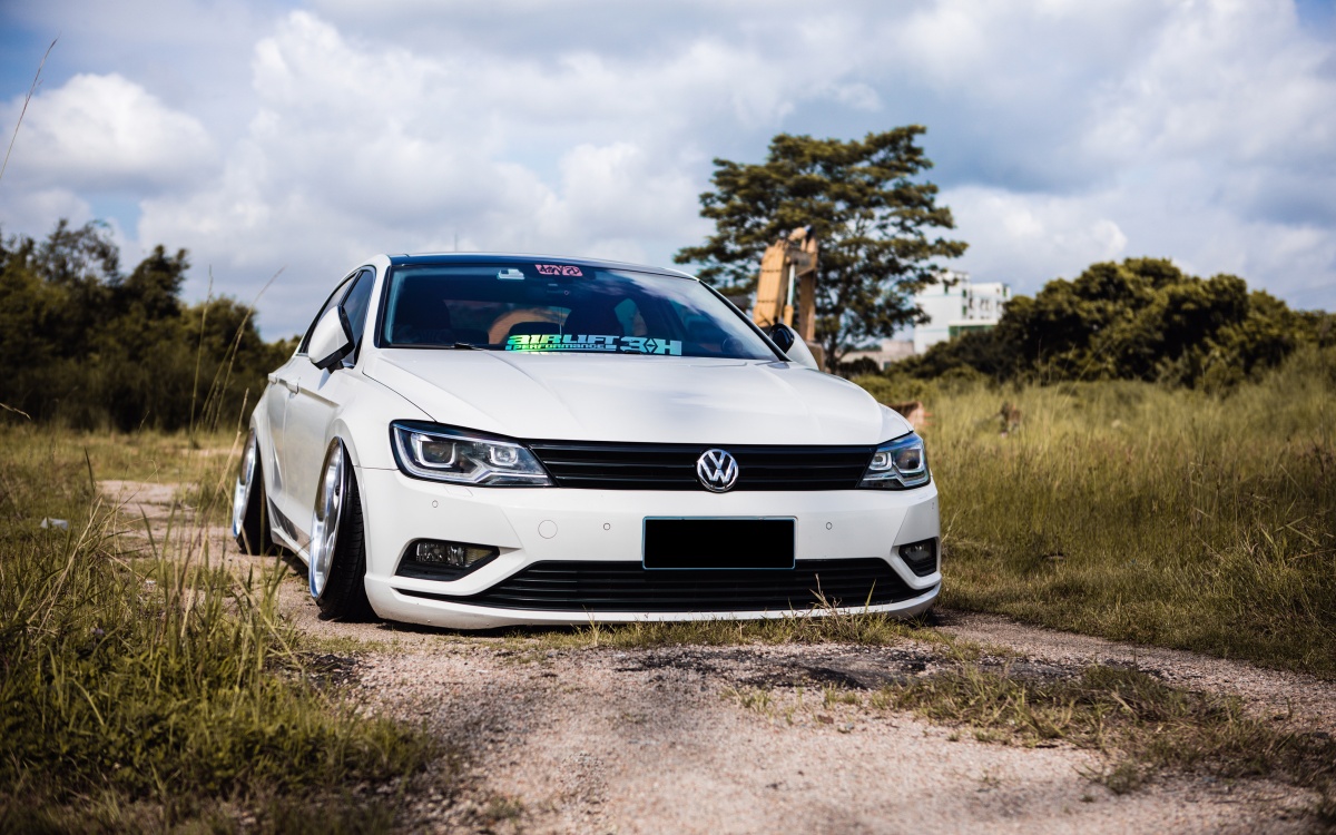 大众凌渡不仅可以很辣，改装后还可以变得又白又胖