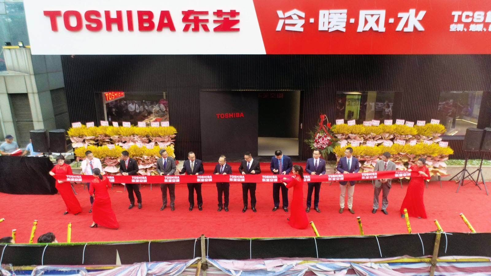 东芝空调官方旗舰店中央空调,东芝空调专卖店展厅