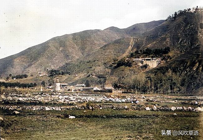 老照片1928年山西省五台山旧貌,忻州五台山影像