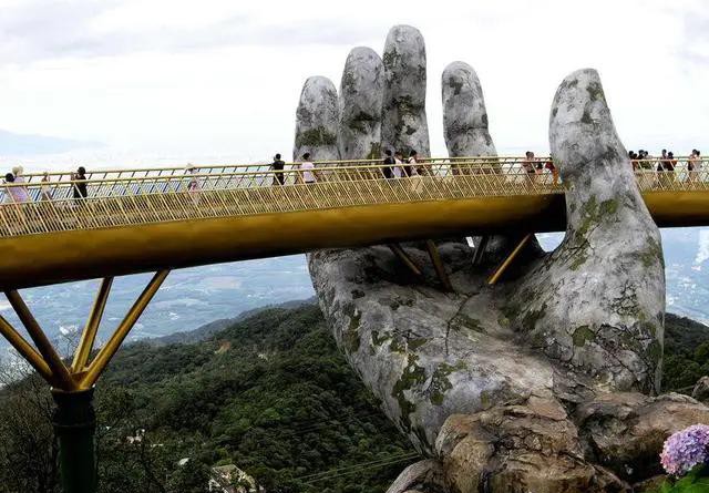 越南一座桥,越南金桥全景图