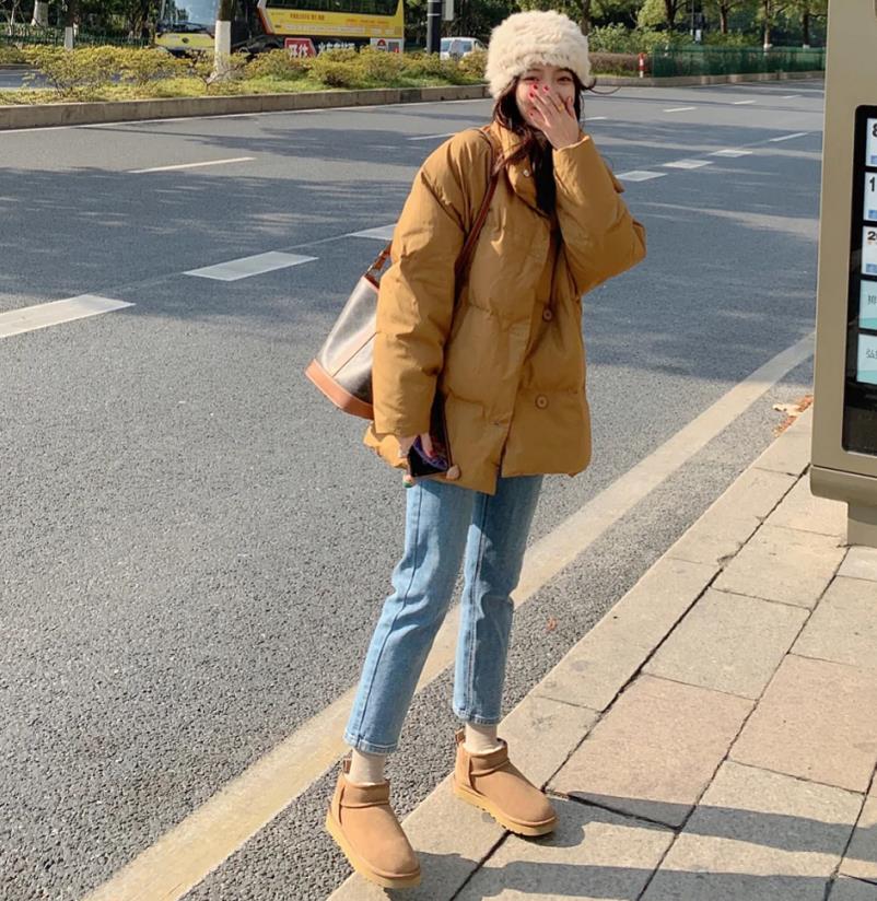 长款羽绒服配高帮帆布鞋,小个子羽绒服搭配靴子还是运动鞋