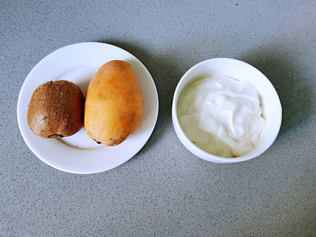 芒果猕猴桃奶昔,芒果猕猴桃燕麦奶昔