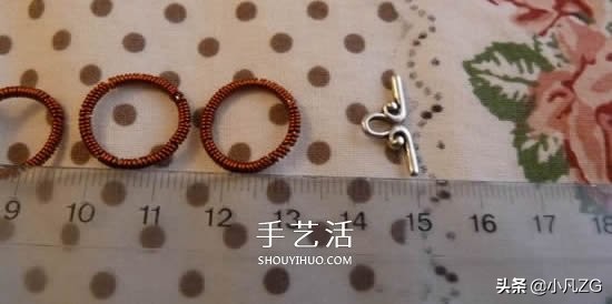 铜线手工制作手链,铜丝手链diy