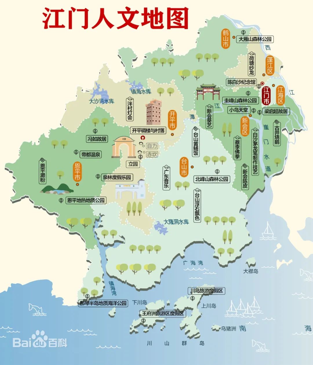 广东江门是属于哪个市,广东江门是什么样的城市