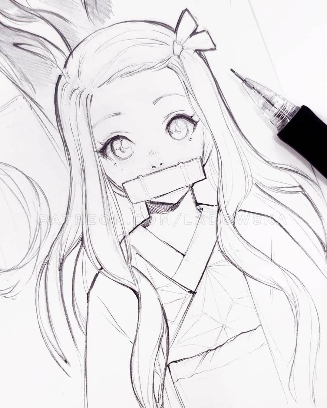 软萌可爱的动漫美少女怎么画,画可爱的动漫美少女特别简单