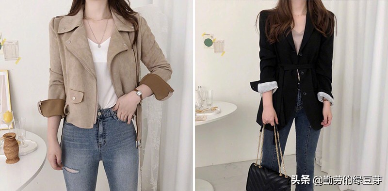 早秋气质复古穿搭一整套秋装,早秋气质秋装白色内搭