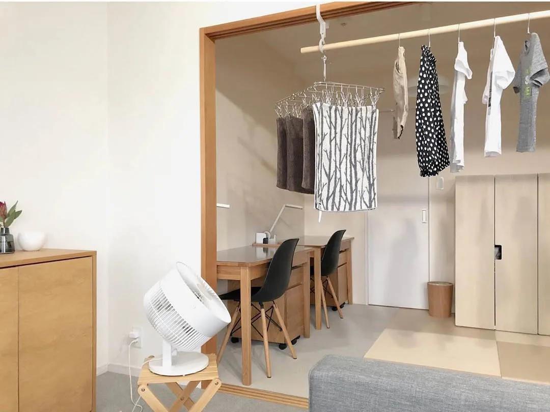 日本无阳台晾衣,日本主妇阳台晾衣