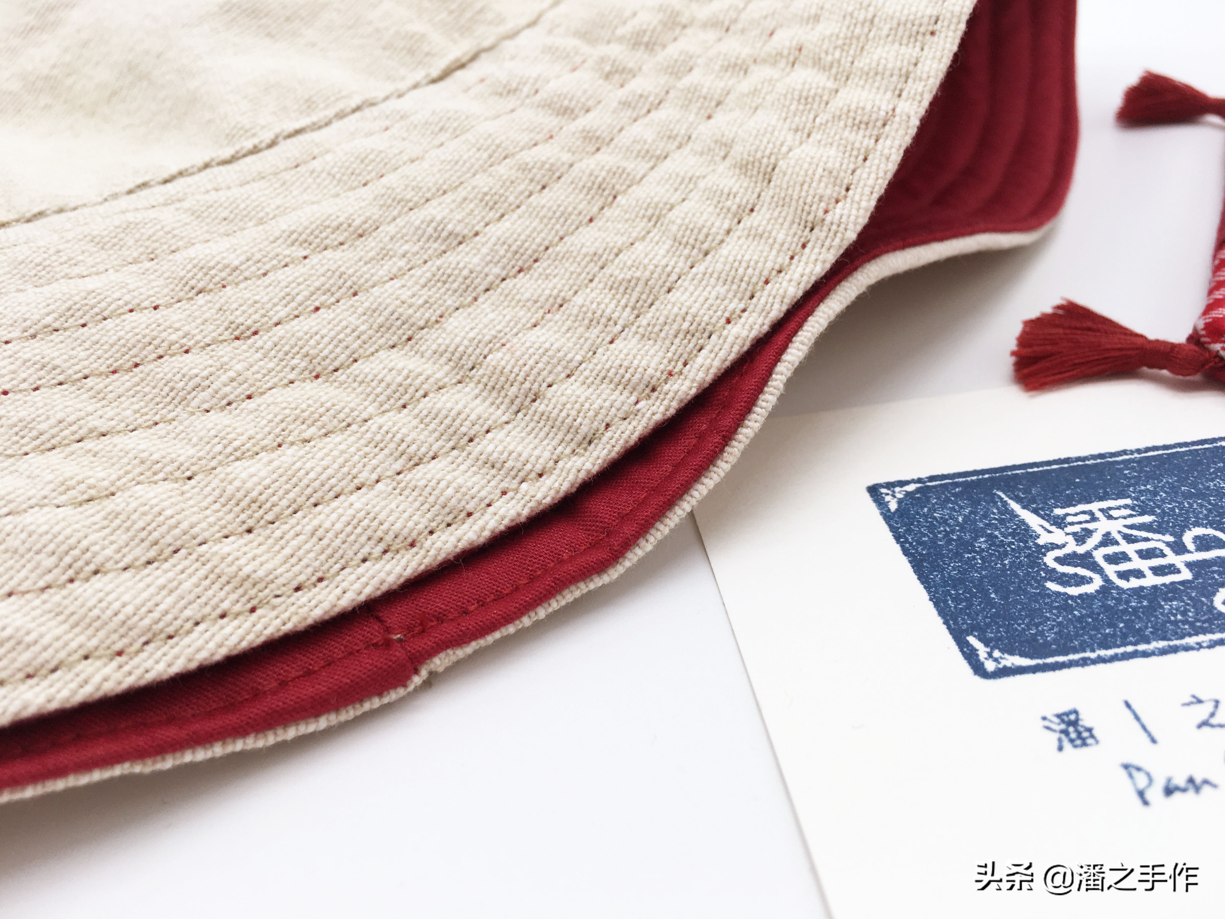 厚布料渔夫帽裁剪教程,用布料做渔夫帽的教程视频