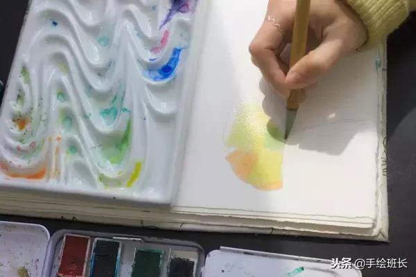 固体水彩颜料新手入门教程,水彩插画新手入门教程