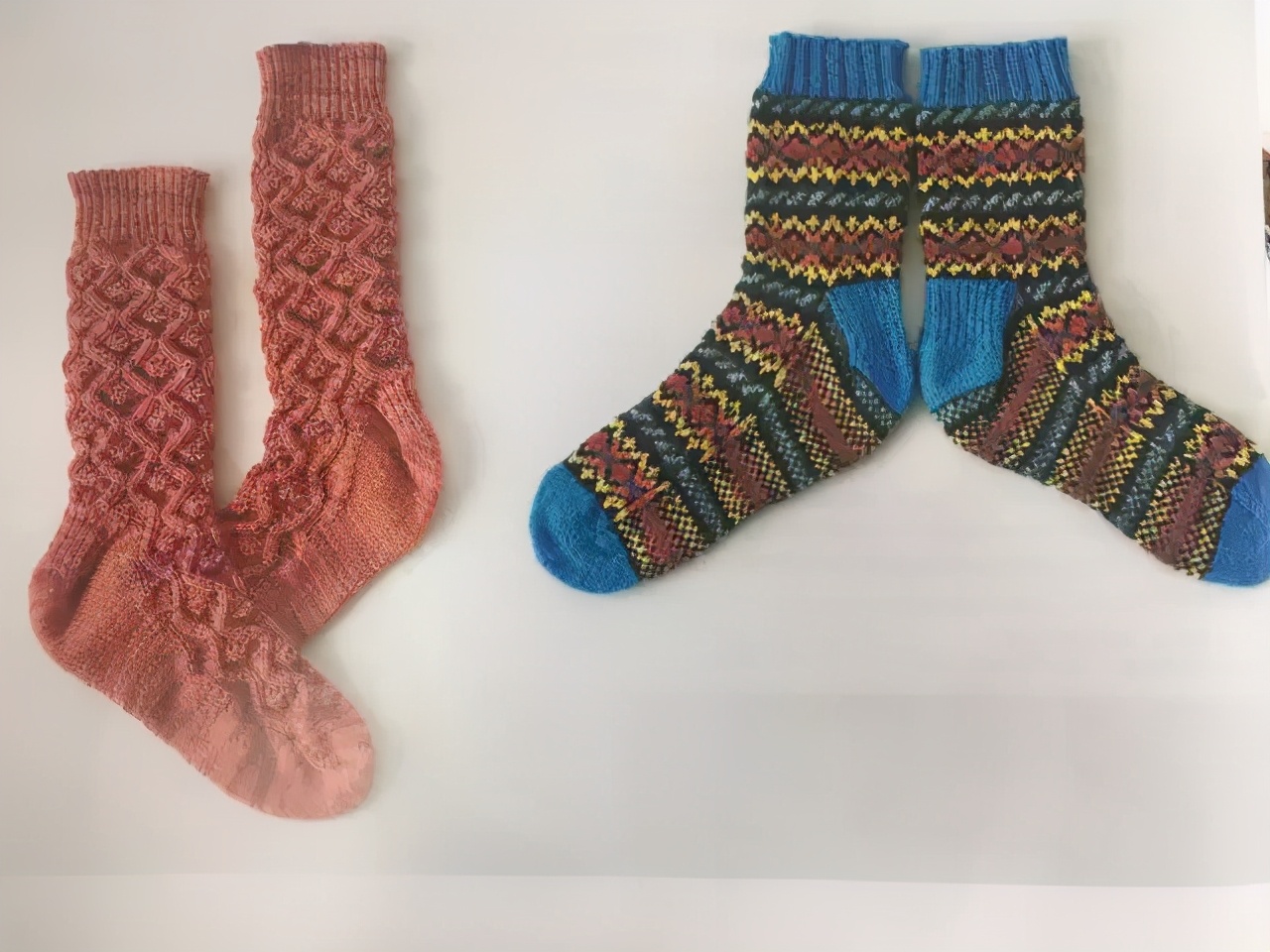 自己织的毛线袜,在家穿的毛线袜怎么织