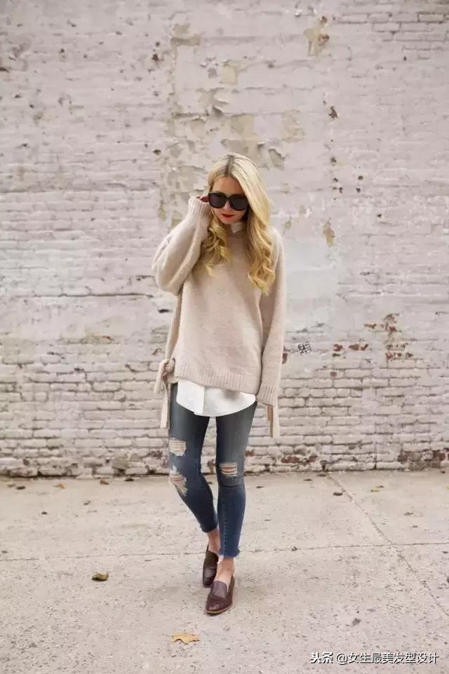 上身宽松下身紧的穿搭,上身紧下身宽怎么搭配