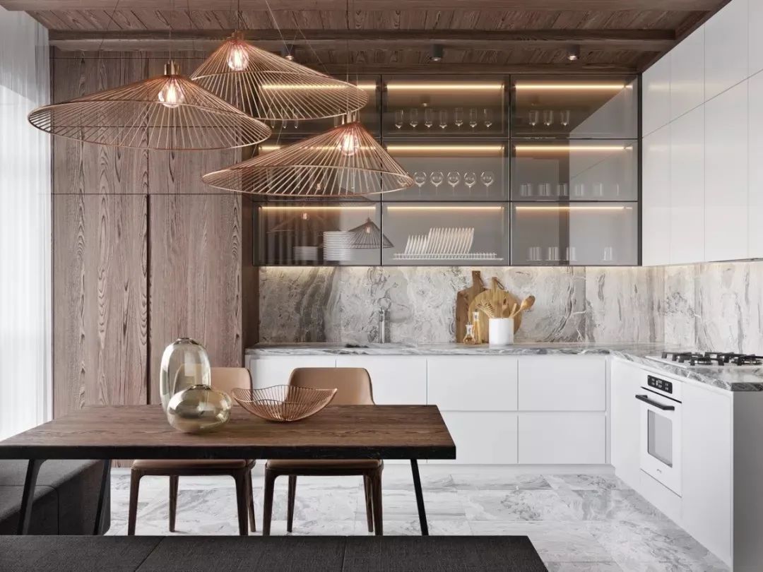 l型厨房装修尺寸一览表,l型厨房吊柜装修效果图