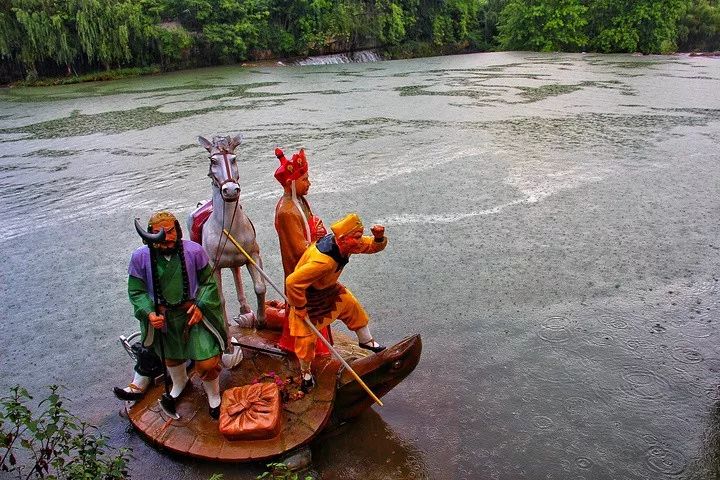 西游记的取景地贵州黄果树瀑布,西游记拍摄景点黄果树瀑布