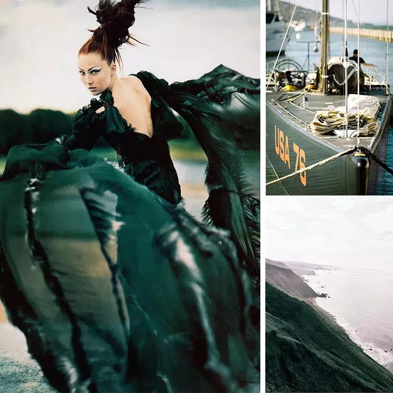 墨绿色的色彩风格,墨绿和粉的高级色彩