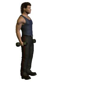 哑铃和器械健身哪个增肌快一些,哑铃和杠铃高效练二头