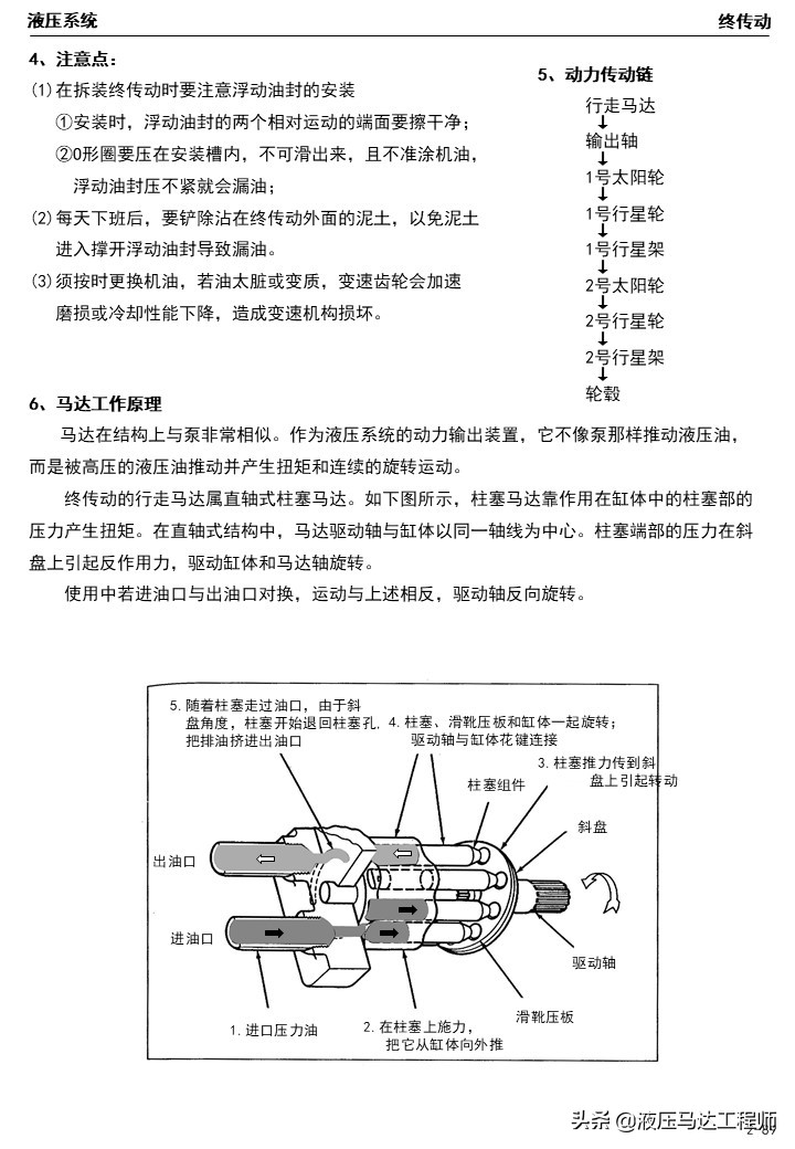小松挖掘机液压原理图讲解,小松挖掘机液压维修教程