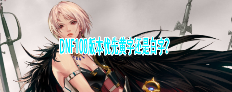 100级dnf黄字白字是什么,dnf100版本优先黄字还是白字