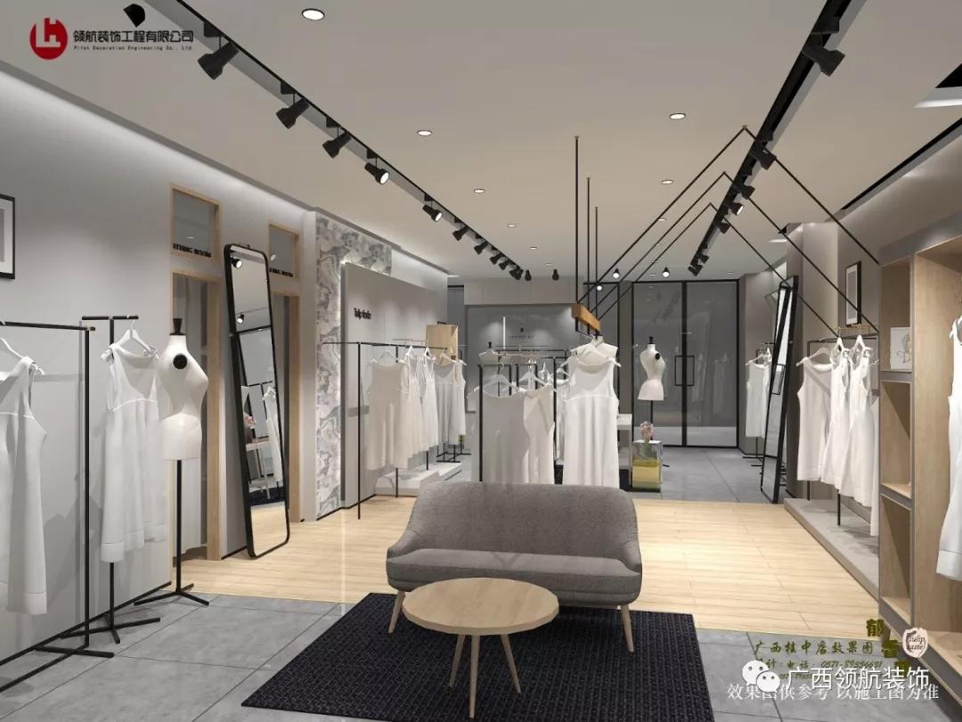 2020女装店轻奢高级灰装修,高级灰女装店装修风格