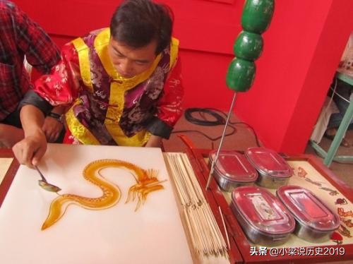 糖画棒棒糖图案,糖画体现中国文化