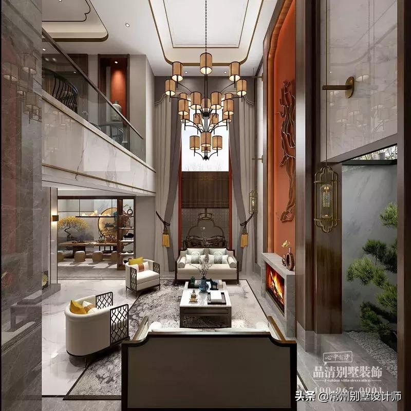 常州别墅现代风格装修,常州现代中式禅意装修风格设计