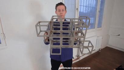 用折纸做多变魔方,用折纸叠的变形魔方