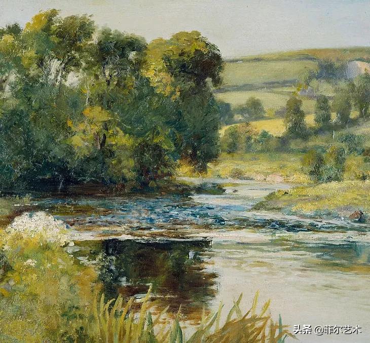 欧洲田园油画风景图片大全,古典油画风景美丽乡村