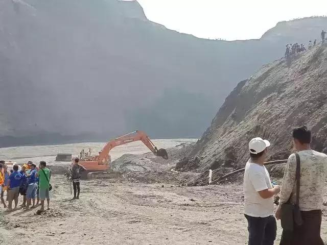 缅甸帕敢翡翠矿区发生大规模塌方,缅甸翡翠矿区塌方