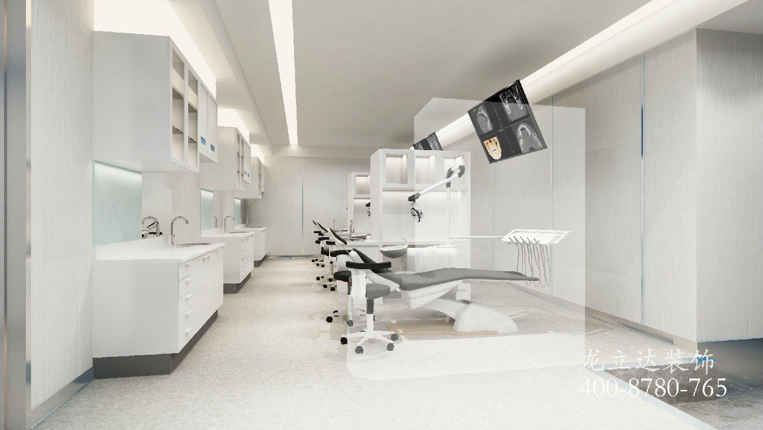 牙科诊所的设计装修效果图,牙科诊所装修设计效果图片欣赏