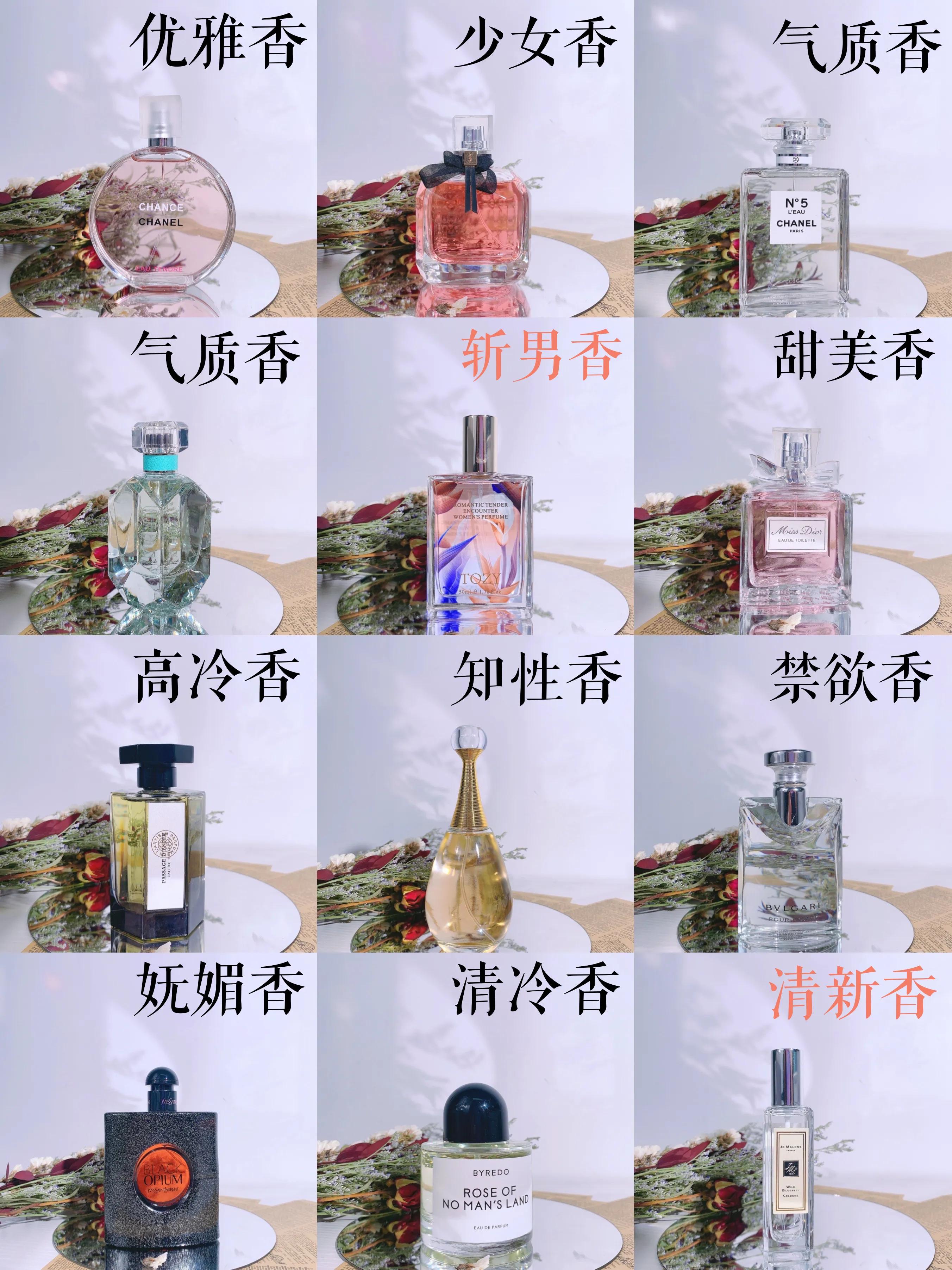 春夏香水推荐女排行榜,适合女生春夏的香水