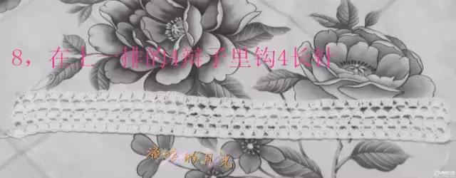 钩针编织女士连衣裙视频图解过程,郁金香钩针连衣裙图案图解