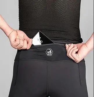 跑步带腰包的压缩裤,专业高弹跑步压缩裤测评