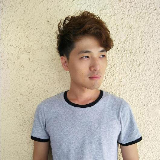 男士发型烫发卷发推荐,男士帅气烫卷发发型图片2015款