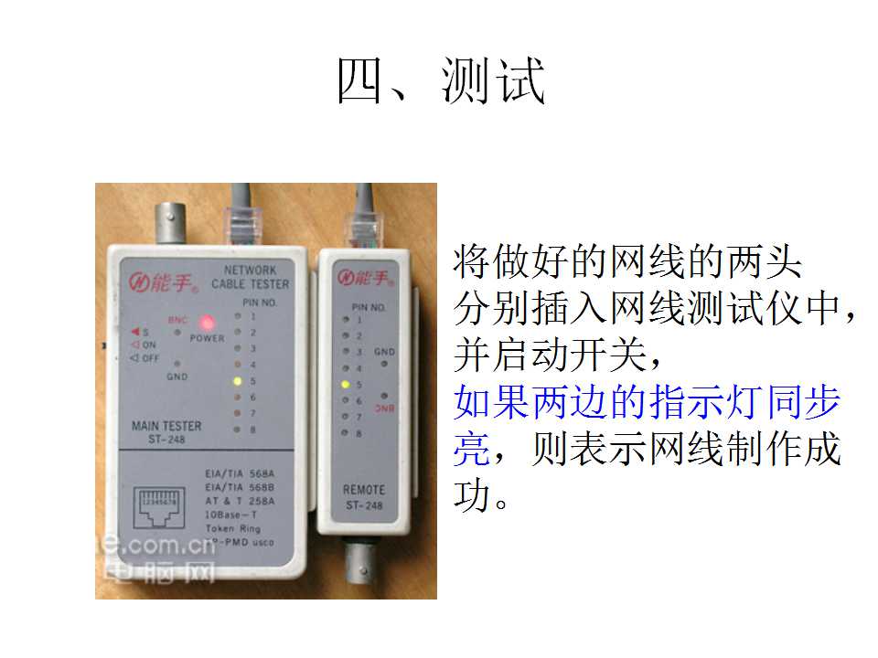 网线的制作实训,网线制作ppt免费