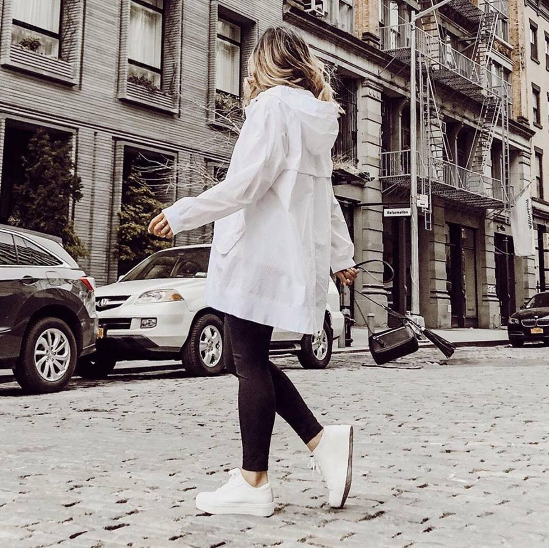 阿sa蔡卓妍高腰半身裙,蔡卓妍机场同款鞋子