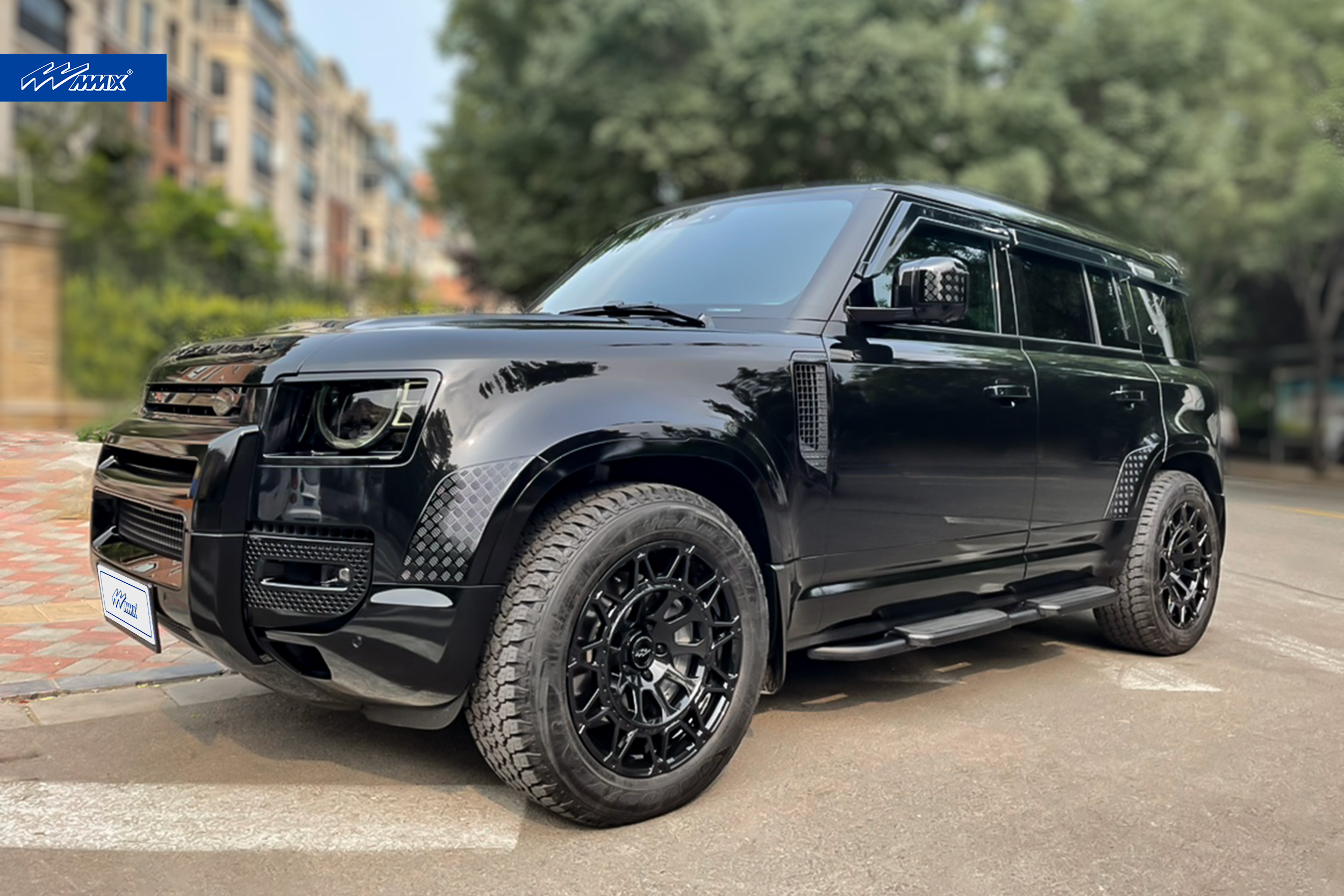 路虎新卫士20寸轮毂效果图,路虎卫士110轮毂改装