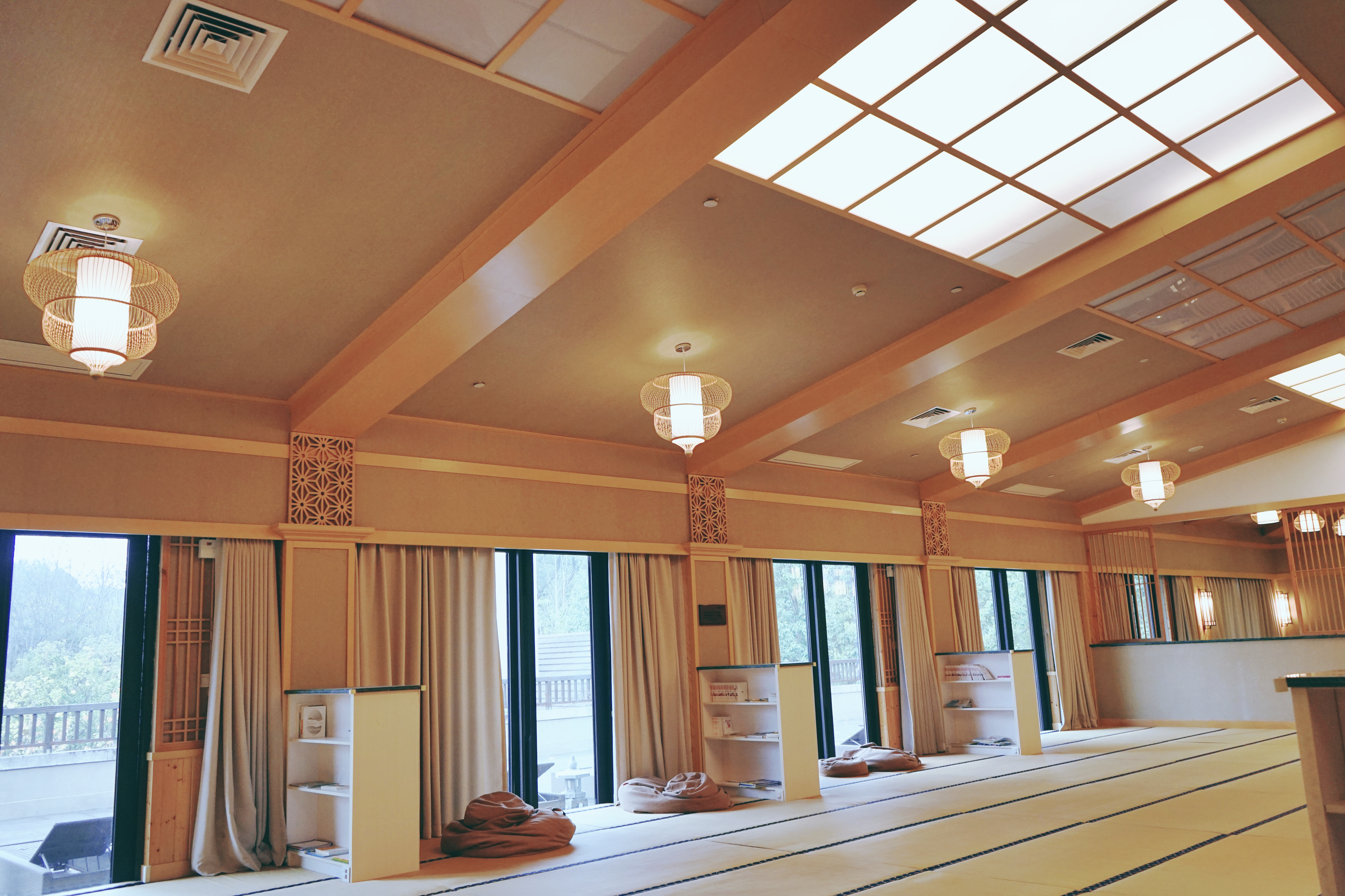 良渚君澜双人温泉,冬日暖阳泡温泉