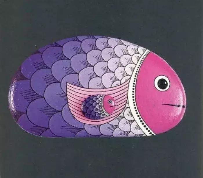 石头画简单幼儿园详细教程,简易石头手工绘画教程