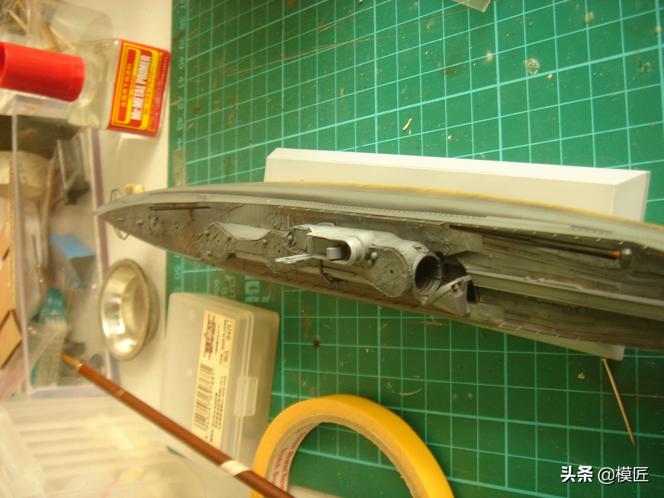 藏着飞机的二战奇葩日本潜艇伊400|模型制作手记