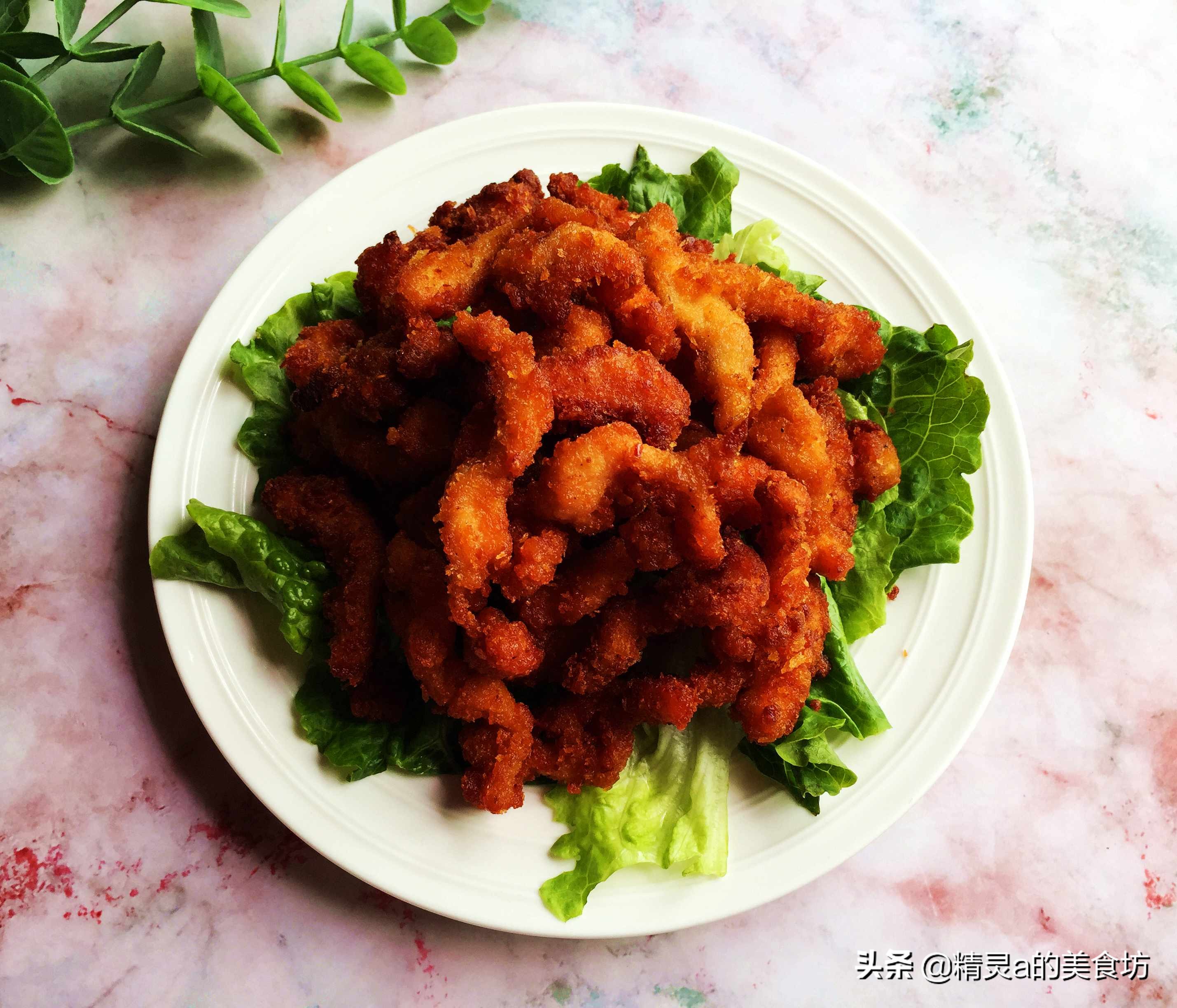 教你自制风靡街头的人气小吃:香炸鸡柳,简单3步,好吃到咬舌头