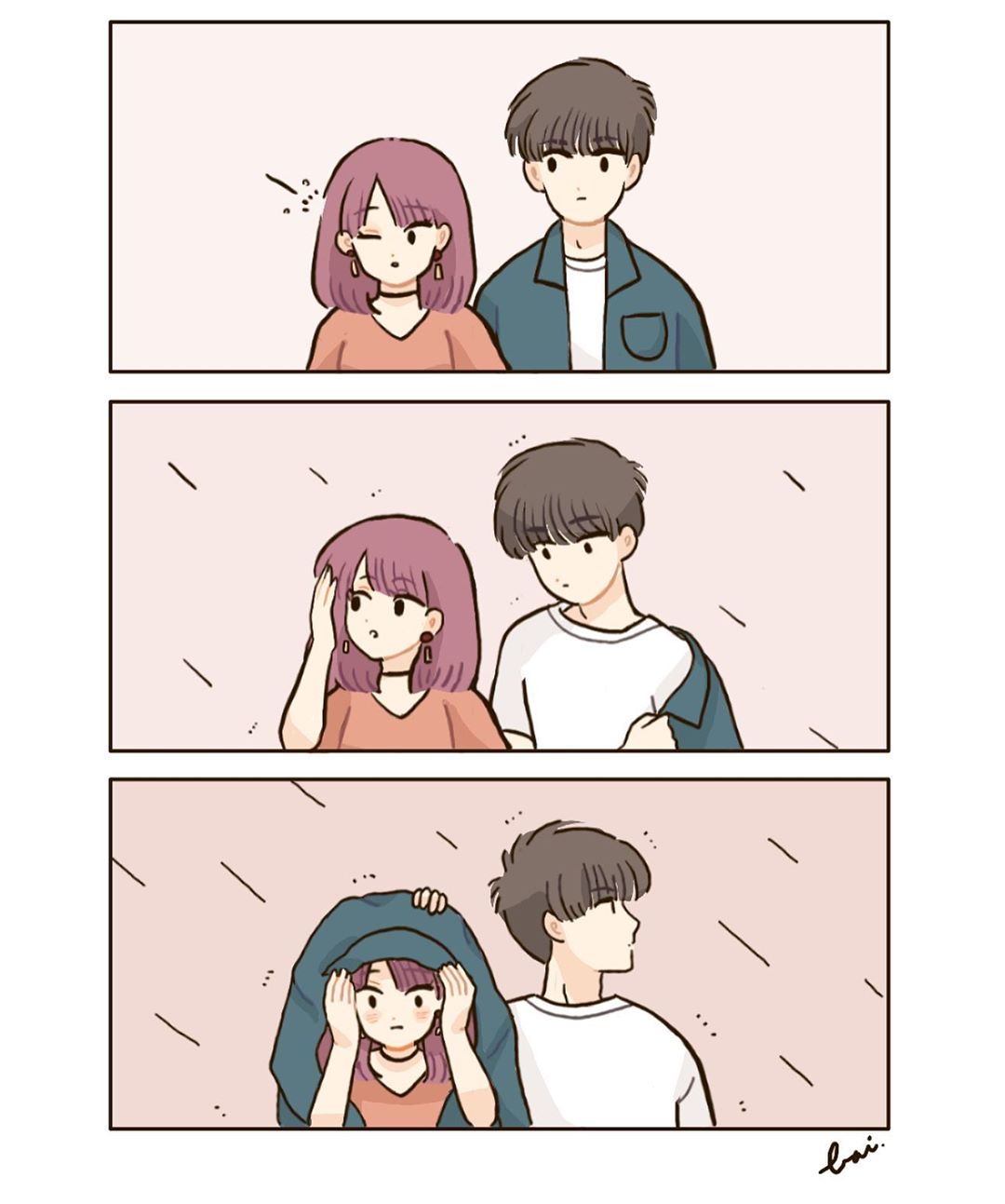 最温馨的情侣小漫画,温馨情侣漫画