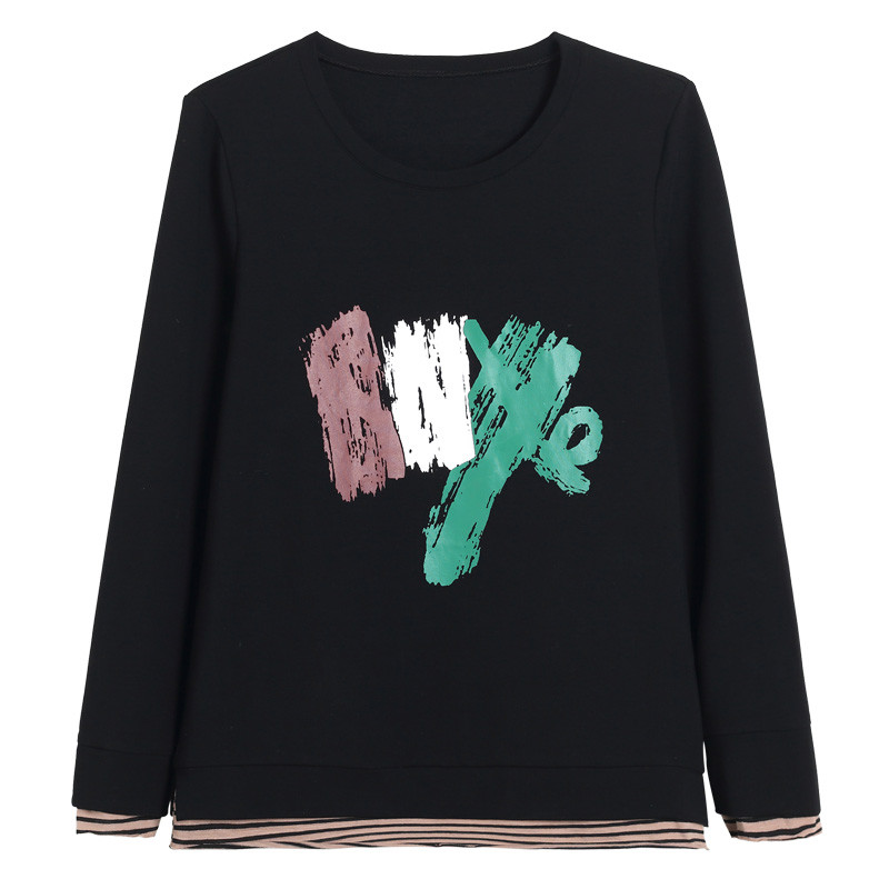 70后洋气减龄女装妈妈假两件套,80后时髦女装减龄假两件