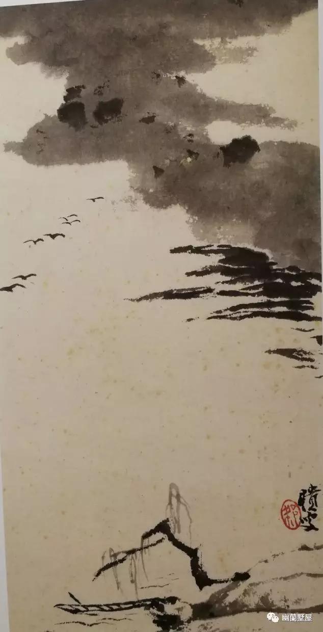 梁崎先生的山水画作品欣赏,当代著名书画大师梁崎作品鉴赏