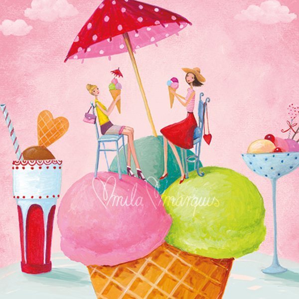 插画设计卧室墙面插画,创意插画素材墙绘