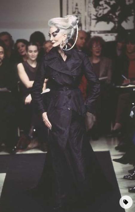 92岁银发超模图片,世界上最老超模97岁开始大红大紫