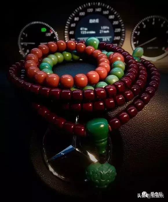 最难盘上色的手串,后期可以盘黑的手串