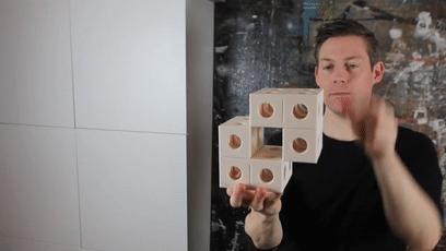 用折纸做多变魔方,用折纸叠的变形魔方