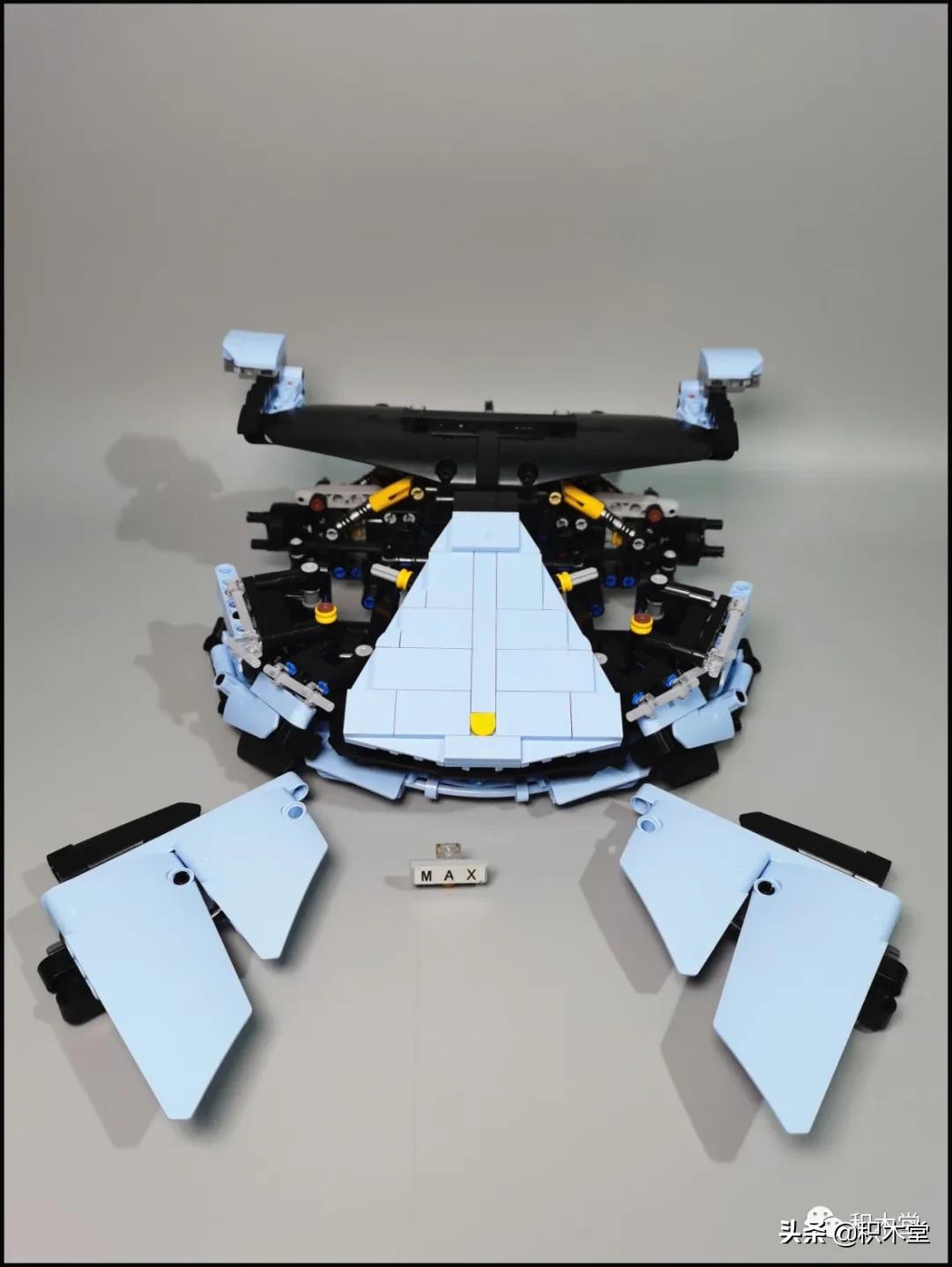 宇星模王13056拼装全过程,宇星模王积木开箱拼装过程