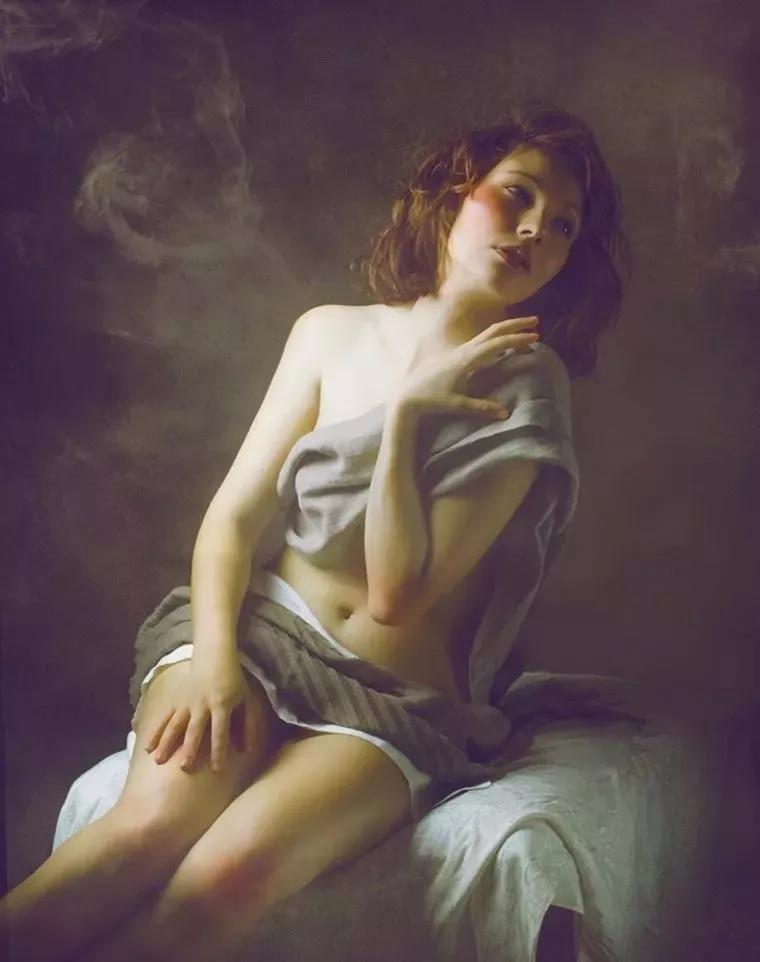 人体艺术摄影，美得尤如油画！