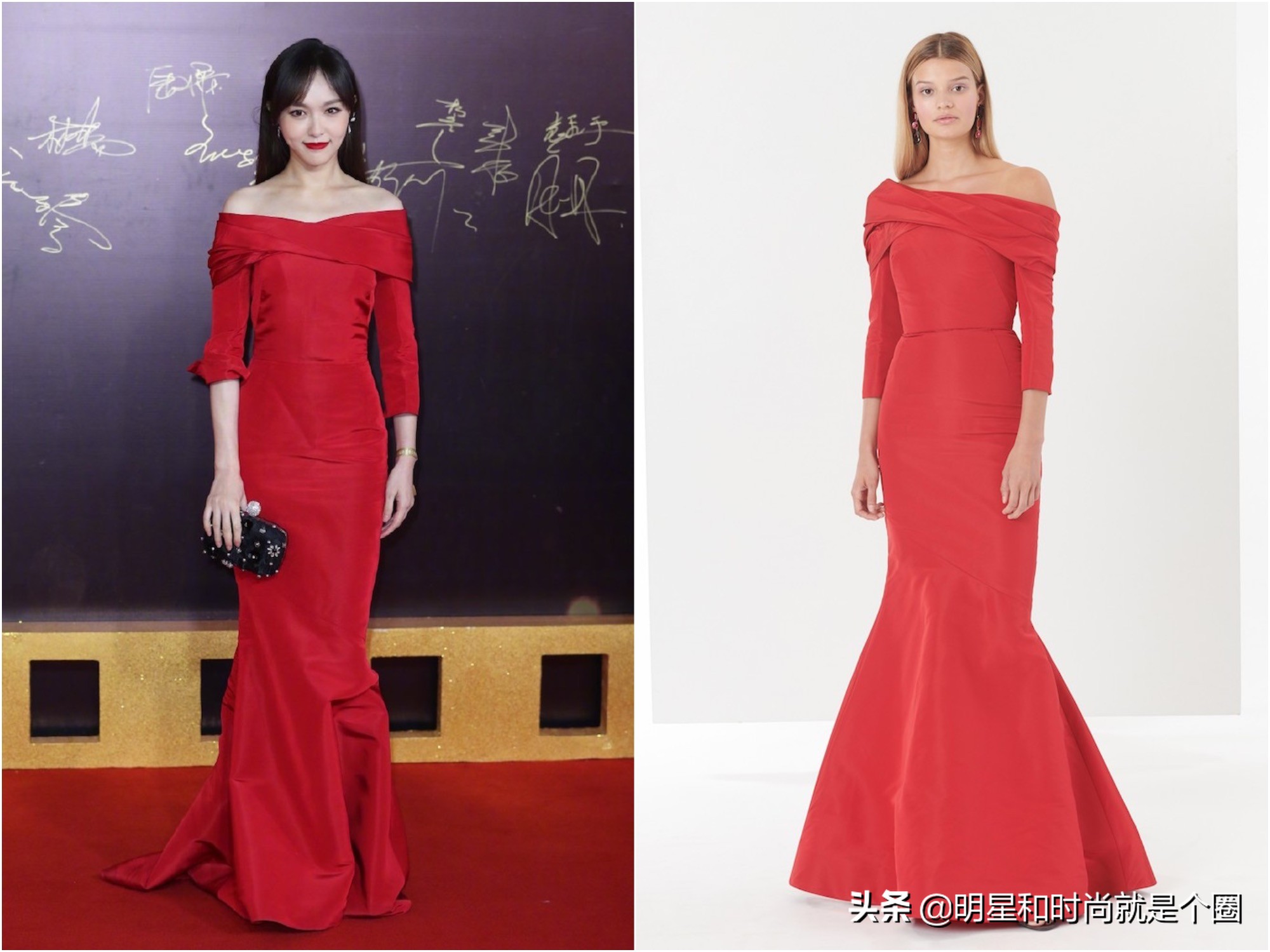 着红装的唐嫣美到冒泡,你穿起来真好看抖音