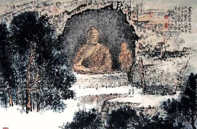 书画家钱松嵒作品价格,钱松喦早期山水画